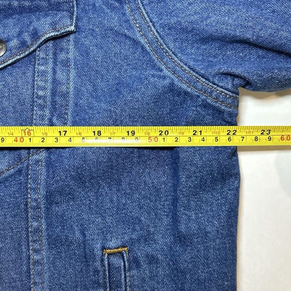 NRA Gear Women’s Denim Trucker Jean Jacket Concealed Carry Sz L made In USA - Picture 10 of 11